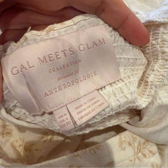 Gal Meets Glam for Anthropologie Iris Floral Jumpsuit 0 NWOT - Picture 11 of 15